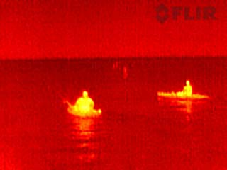 FLIR Scout TK colour palette supported thermal image